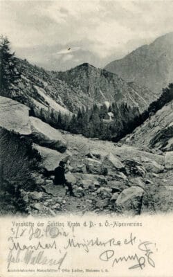Voshütte - Erjavec Lodge on Vršič (1905)