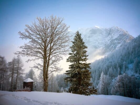 Why Visit the Vršič Pass in Slovenia Near Kranjska Gora in Winter?